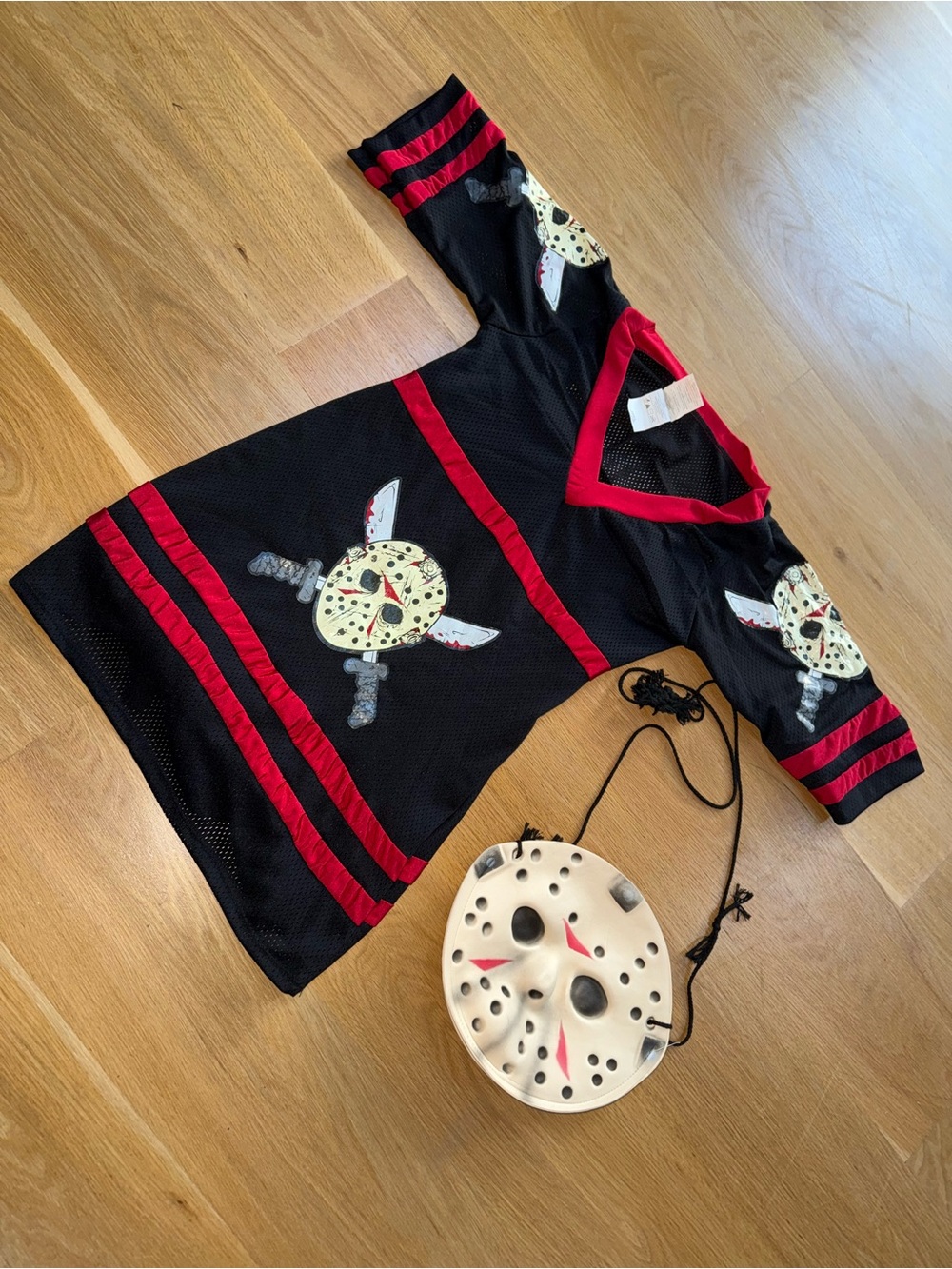 Jason Vorhees Costume Dress with Mask Purse - Picture 2 of 15
